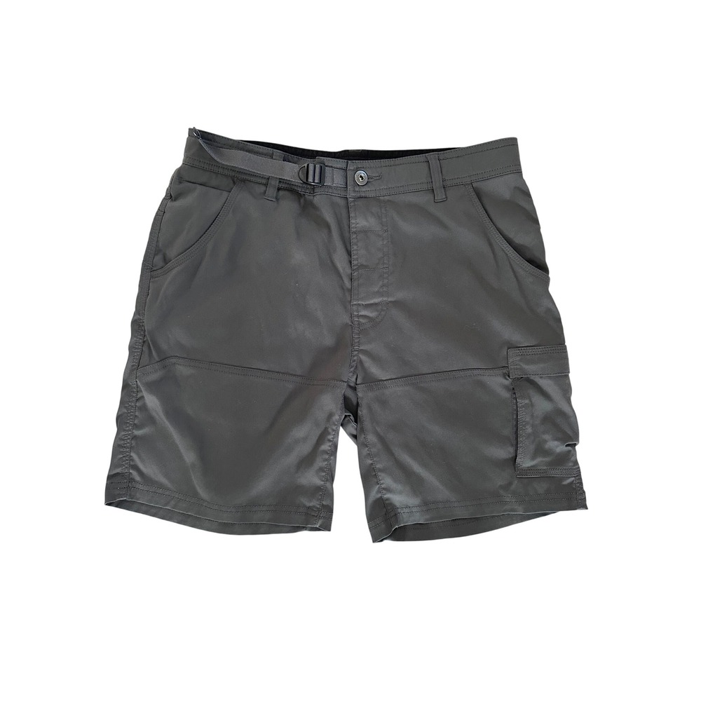 Prana - Zion Shorts - Mens - 32 - Grey Stretch Hiking Cargo - 32x08 - Gorpcore